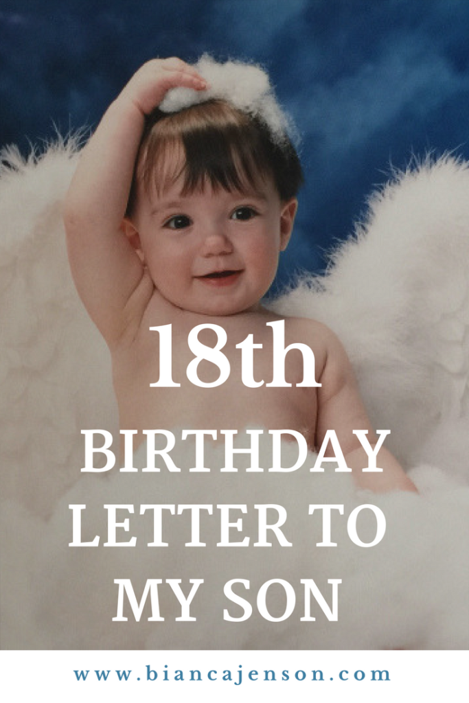 18th Birthday Letter To My Son